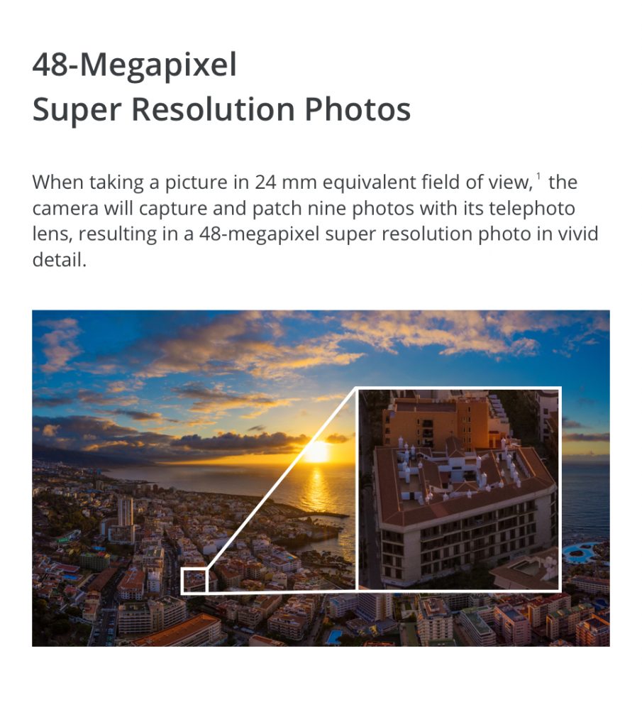 Khả năng super res của Mavic 2 Zoom